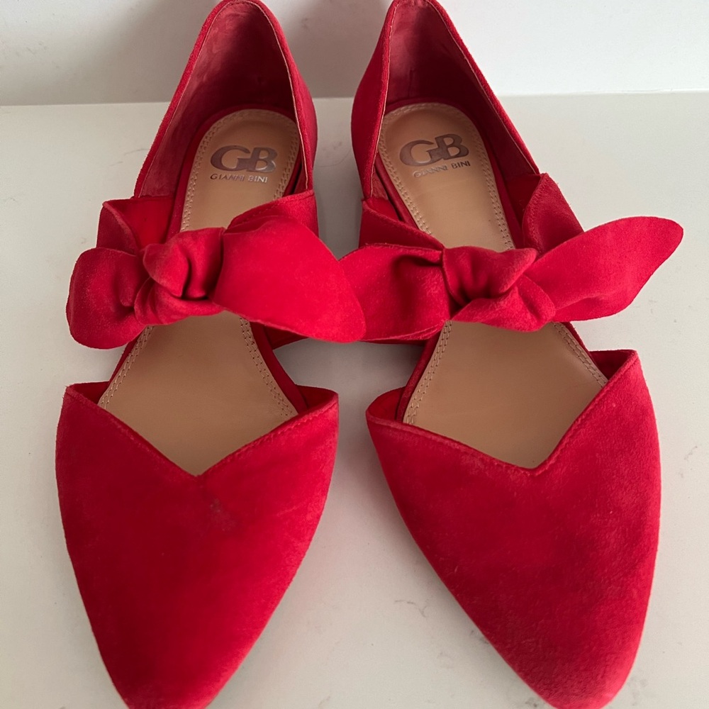 Gianni bini red shoes